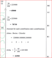 What are the missing elements in the statements? K C S E Mathematics Q A Model 2012pp1qn14 Atika School