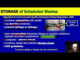 The day prior to your scheduled pickup, and no later than 7 a.m. How To Store Scheduled Wastes Youtube