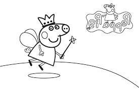 Peppa Pig Para Colorear Hada