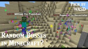 Installing optifine is optional, but recommended. Wasd Random Bosses Datapack Minecraft Data Pack