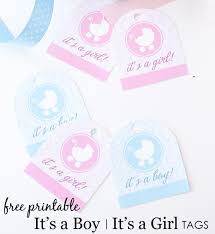 … i created free printable tags to go with all these favour ideas. It S A Boy It S A Girl Free Printable Tags Project Nursery