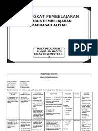 Download silabus quran hadits ma kelas xi kurikulum 2013. 2 Silabus Qh Xi 1 2 Ma