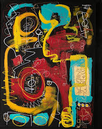 Coda Gallery Milo Redwood Gold Bar Art American Art Abstract