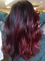 Best Hair Colors For Warm Skin Tone And Blue Eyes Burgundy Hair Cool Hair Color Long Hair Styles