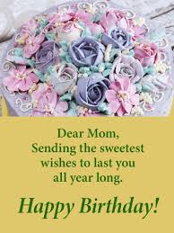 There were times when i needed a heaping helping of support, and you were always there to give it. Rose Designed Birthday Cake Card For Mother Birthday Greeting Cards By Davia