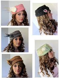Crochet Pillbox Hat Pattern Vintage Inspired Photo Etsy In 2021 Crochet Hats Crochet Crochet Clothes