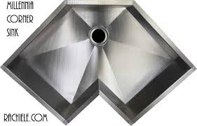 corner kitchen sinks in copper and
