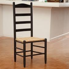 Amazon Com Dixie Seating Dixie Shaker Style Ladder Back Chair Oak Wood Dining Height Dining C Ladder Back Dining Chairs Ladder Back Chairs Dining Chairs