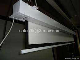 This sits flush to the ceiling so all projection screen box lives permanently inside the ceiling. In Ceiling Projection Screen China Manufacturer Av Peripheral Av Equipment Products Diytrade China Manufacturers Suppliers Directory