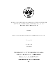 Jurusan pendidikan bahasa arab fakultas tarbiyah dan keguruan uin sunan kalijaga yogyakarta, 2013. Http Lib Unnes Ac Id 19763 1 2701409038 Pdf