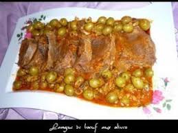 Langue De Boeuf Aux Olives A L Algerienne Recette Ptitchef Langue De Boeuf Recettes De Cuisine Recette