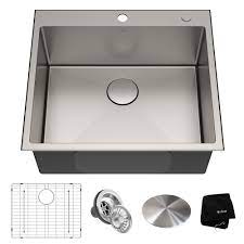 Our clear acrylic sheets are 17x stronger than glass and also have a higher impact resistance. 25 Drop In 16 Gauge Stainless Steel Single Bowl Kitchen Sink