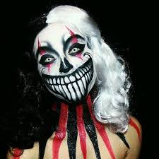evil jester clown makeup every kind