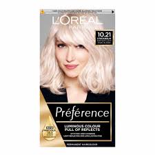 Emmarie joy martin~want to collaborate or. L Oreal Paris Preference Infinia 10 21 Stockholm Very Light Pearl Blonde Hair Dye Wilko