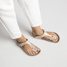 Birkenstock Arizona Washed Metallic Rose Gold Gizeh Suede Leather Washed Metallic Rose Gold 39 Regular Suede Leather Birkenstock Toe Post Sandals