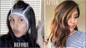 This gives you more control of the placement and creates a more. Diy Highlights Using Cap Revlon Frost Glow Highlighting Kit Youtube