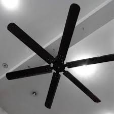 Indoor/outdoor pure white ceiling fan with remote. 6 Black Industrial Ceiling Fan One Hp Moter Three Phase Id 21809983455