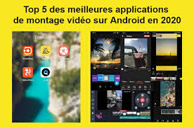 Top 5 Des Applications Gratuites De Montage Video Sur Android En 2020 En 2020 Montage Video Gratuit Meilleures Applications Android