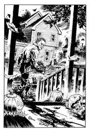 Michael myers coloring page from horror movies category. Coloring Horror Movies