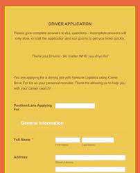 We did not find results for: Truck Driver Application Form Template Jotform
