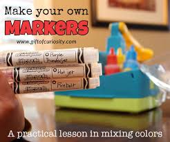 Make Your Own Markers A Practical Color Mixing Lesson