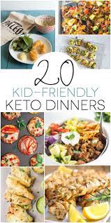 20 Kid Friendly Keto Dinners These Keto Recipe Ideas Are Perfect For The Whole Family We Found So Many Great Keto Recipes Dinner Keto Dinner Keto Meal Plan
