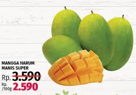 Rahasia menanam mangga harum manis cepat berbuah lebat dan besar mangga harum manis mempunyai buah yang. Promo Harga Buah Mangga Terbaru Minggu Ini Katalog Lottemart Hemat Id