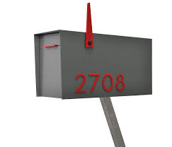 Get the best deal for aluminum mailboxes & slots from the largest online selection at ebay.com. Amazon Com Modern Post Mount Mailbox Aluminum Gray Body Door And Red Acrylic Numbers Custom Modern Mailbox Type 4 Handmade