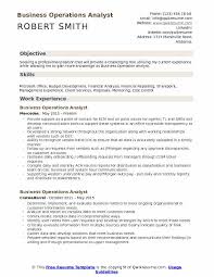 Financial analyst job description template. Business Operations Analyst Resume Samples Qwikresume