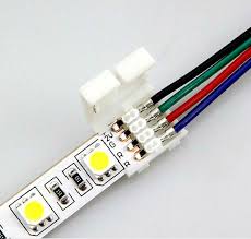 5pcs 10mm 4 Pin Led Rgb Strip Connector 4pin For Smd 5050 Rgb Led Strip Light Solderless Pcb Board With Two Female Connect Cable Board Plant Board Qualityboard To Board Rf Connector Aliexpress