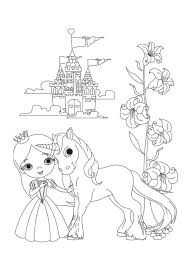 Coloriage Licorne 20 Modeles A Imprimer Gratuitement Coloriage Princesse Coloriage Chateau Licorne Coloriage