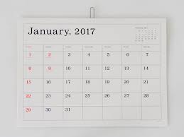 おしゃれなシンプルカレンダー2017 カレンダー カレンダー シンプル シンプル