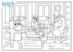 Find, read, and discover printable bluey family coloring pages, such us: 54 Bluey Ideas Abc For Kids Dog Birthday Party Disney Junior