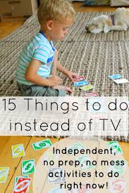 No Prep No Mess Independent Activities For Kids Even Preschoolers To Do Instead Of Tv Preschool Toddler Activities Kids Learning Kids Learning Activities