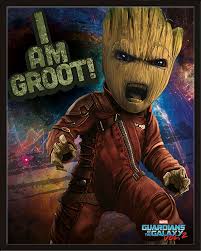 We leave no one behind.. Guardians Of The Galaxy Vol 2 Angry Groot Mini Poster 40x50