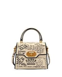 Dolce Gabbana Welcome Amore Graffiti Medium Handbag Medium Handbags Handbag Bags