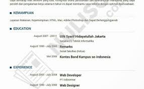 Resume yang meleret akan membuatkan bakal majikan atau recruiter berasa bosan. Contoh Resume Kerja Yang Terbaik Best Resumes Curiculum Cute766