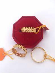 (cocok tuk fashion dan investasi). Cincin Emas 916 Size 23 21 16 15 Women S Fashion Jewellery On Carousell