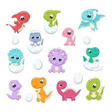 Cute Baby Dinosaurs Png Eps Jpg 300 Dpi 957307 Illustrations Design Bundles Baby Dinosaurs Dinosaur Clip Art Dinosaur