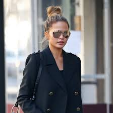 #hipster #hair #manbun #topknot #tattoo #tattoos #tattoed boy #tattoed guy #vertical #fashion #model #vintage #beard #bearded men #follow #follow me. Chrissy Teigen Takes The Topknot For A Day To Night Spin Vogue