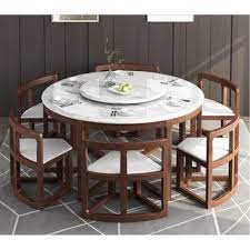 Each saber leg is reinforced with custom. Marble Multi Functional Round Table Living Room Solid Wood Dining Table 6 Seater Small Family Dining Table Shopee Malaysia