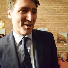 Prime Minister Justin Trudeau visits Kemptville coffee shop