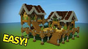 Minecraft Starter Base Tutorial Wooden Minecraft House Minecraft Houses Minecraft Construction Minecraft Houses Blueprints