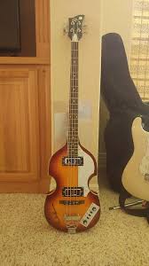 Official paul mccartney account administered by mpl | text me: Paul Mccartney Signed Rouge Hofner Style Electric Bass New Reverb