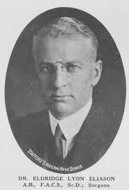 Dr Eldridge Lyon Eliason (1879-1950)
