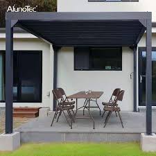 Awnings, carports, patio covers and pergolas must be installed to factory specs to make sure they hold up to the weather and high winds we have here in new mexico. Aluminum Gazebo Louvre Roof Freestanding Garden Pergola 3x3 3x4 Buy Garden Pergola Pergola Gazebo Aluminium Gazebo Product On Aluminum Pergola Alunotec
