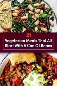 21 Easy Can To Pan Dinners That All Start With Beans Beans Recipe Healthy Bean Recipes Healthy Beans