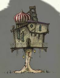 Workpage Babayaga Jpg 750 978 Baba Yaga House Baba Yaga Art