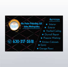 Blue orange circle painter business card. Modern Professional Painting And Decorating Business Card Design For A Company By Thanh Design 19797351