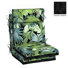 Maybe you would like to learn more about one of these? Hampton Bay 21 5 X 20 Black Tropicalia High Back Outdoor Dining Chair Cushion 2 Pack Th0s216a D9d2 The Home Depot Outdoor Dining Chair Cushions Dining Chair Cushion Chair Cushions